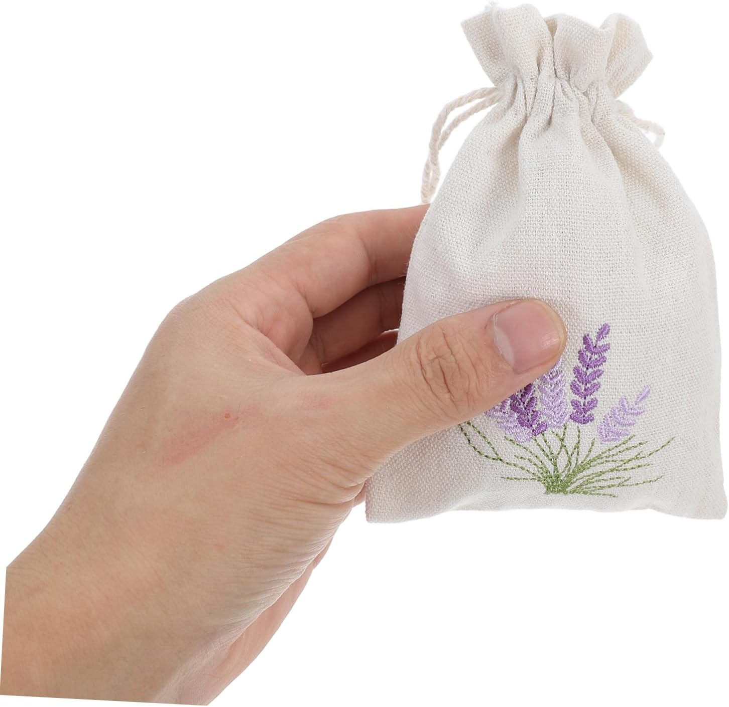 CHILDWEET 10Pcs Lavender Sachet Bags with Drawstring Closure