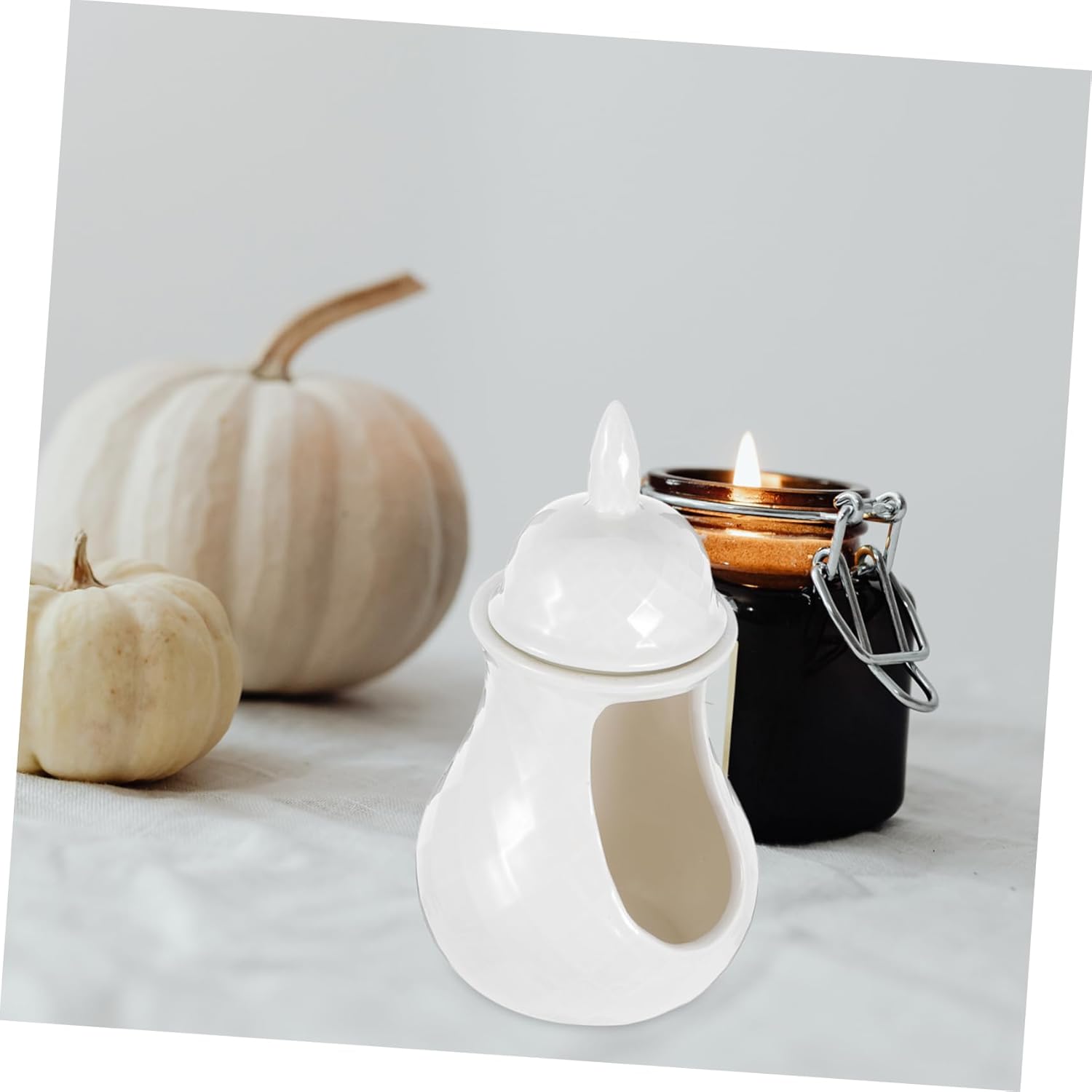 PRETYZOOM Ceramic Candle Holder Oil Warmer