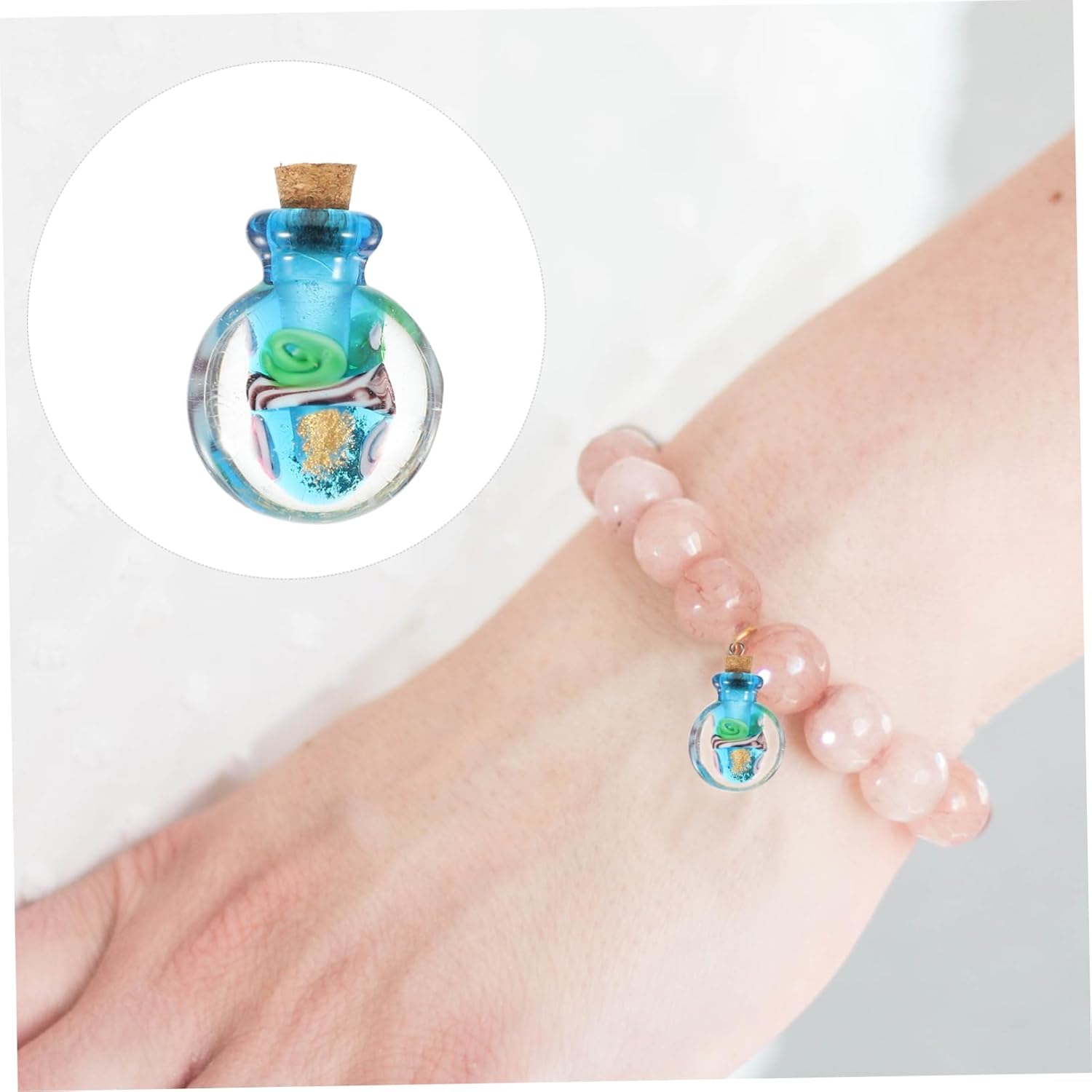 Mikinona Essential Oil Diffuser Pendant for DIY Necklace and Bracelet