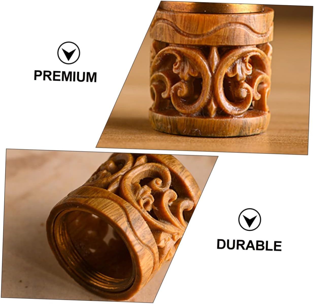 Cabilock Wooden Perfume Diffuser Keychain Aromatherapy Pendant