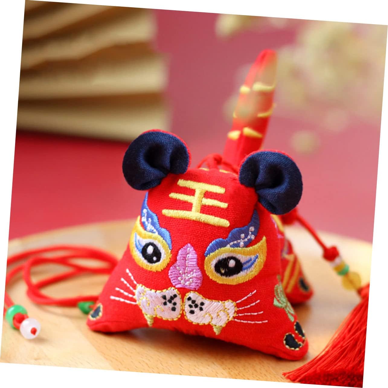 Tiger Embroidery Fragrance Sachet for Home Car Office