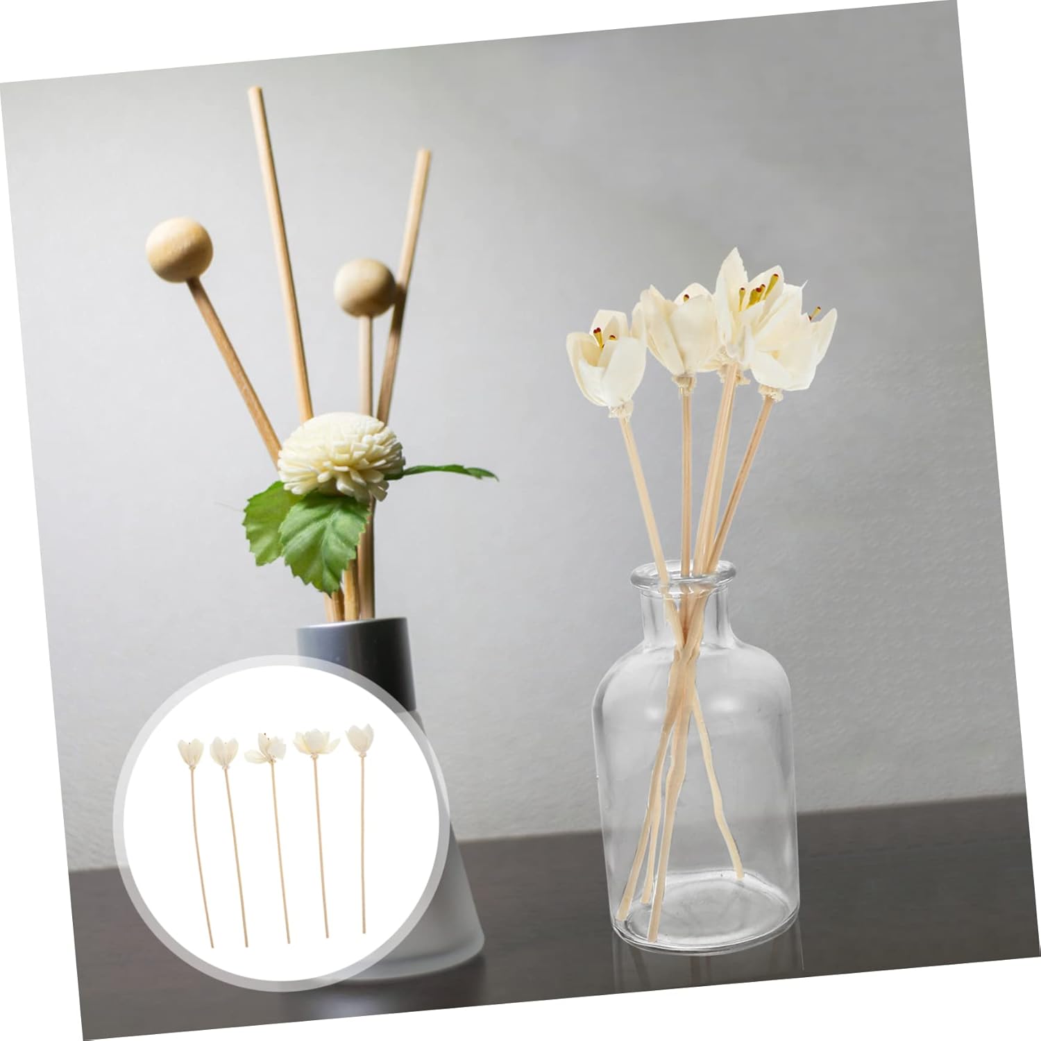 Cabilock 5pcs Rattan Diffuser Sticks for Home Decor