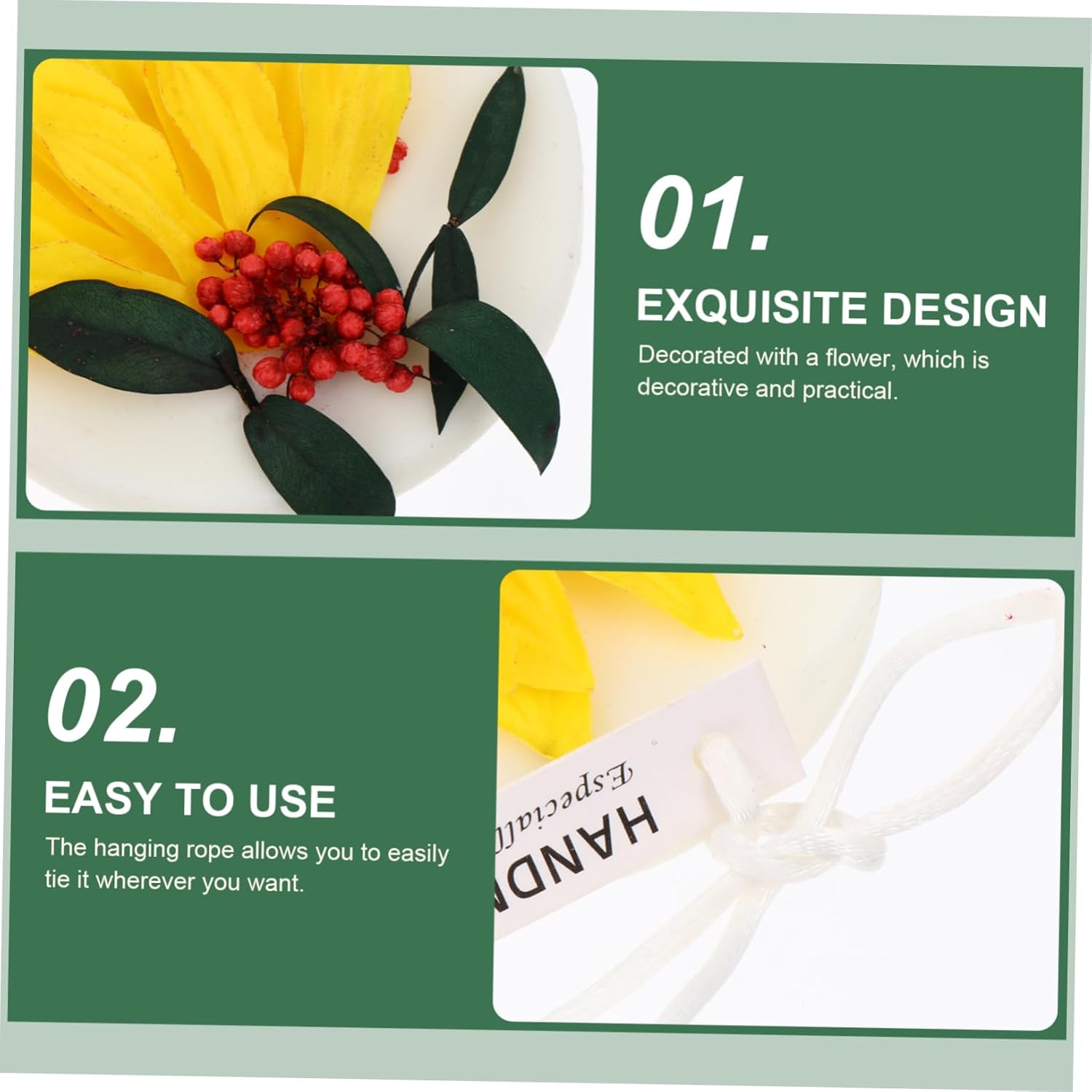 LIFKICH Scented Sachet Fresh Fragrance Decorative Flower Aromatherapy Pack
