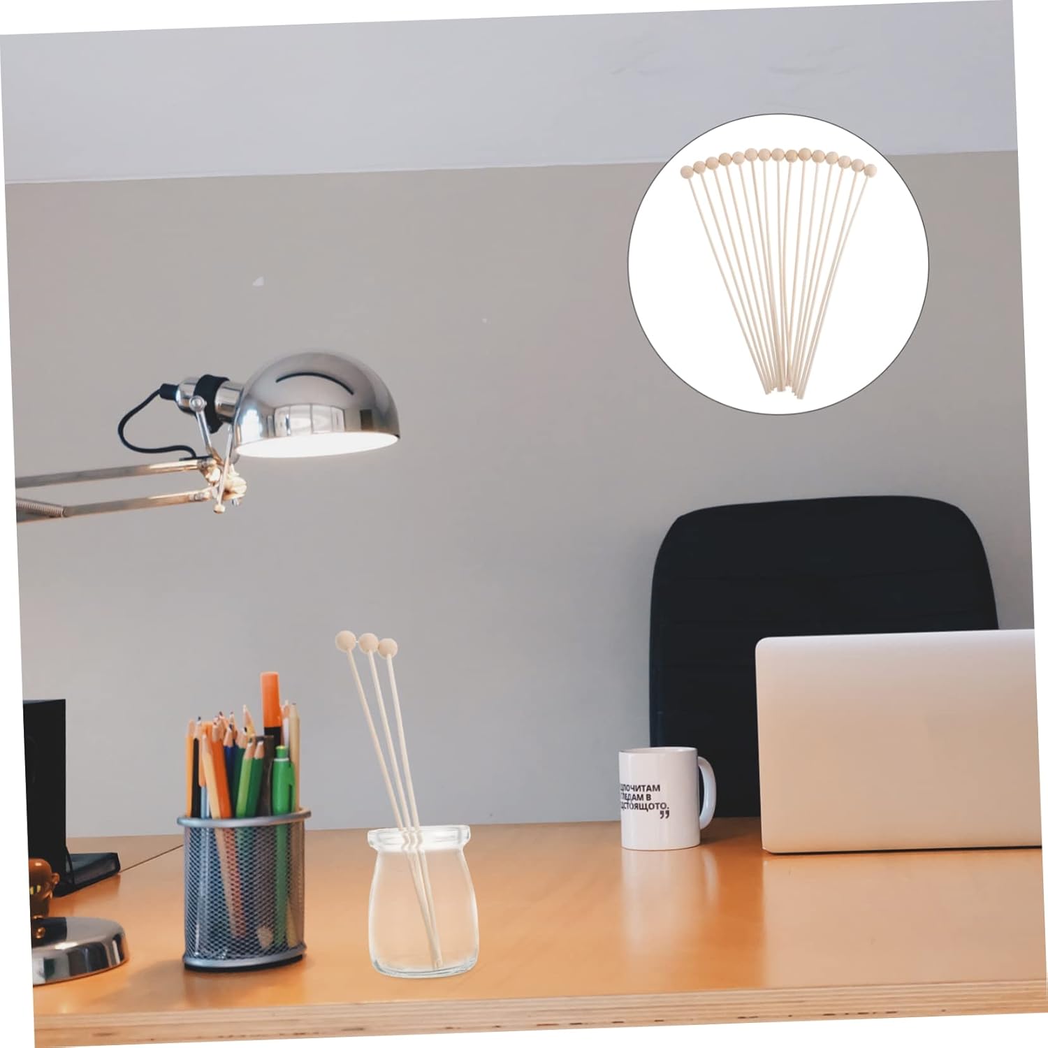 15Pcs Aroma Diffuser Sticks for Home Office Spa