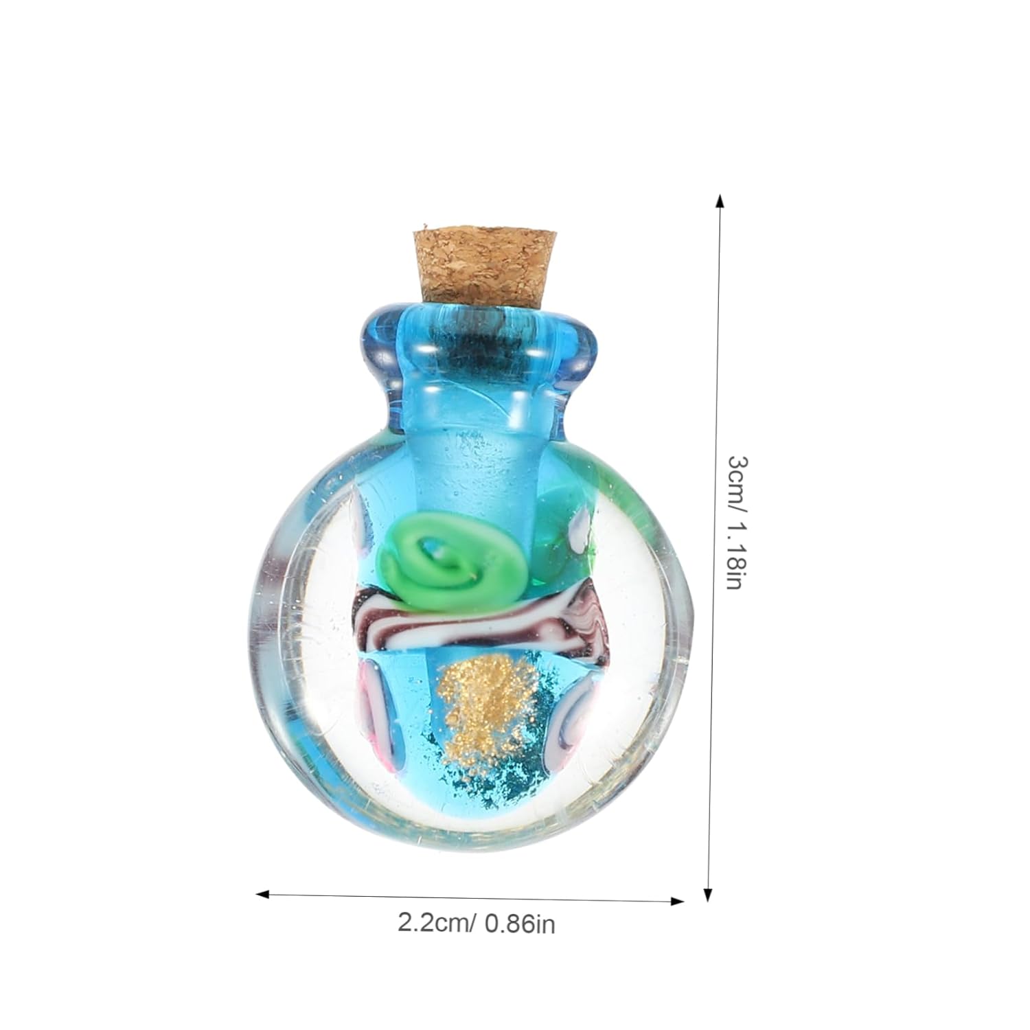 Gatuida Diffuser Pendant Delicate Glass Bottle for Necklaces