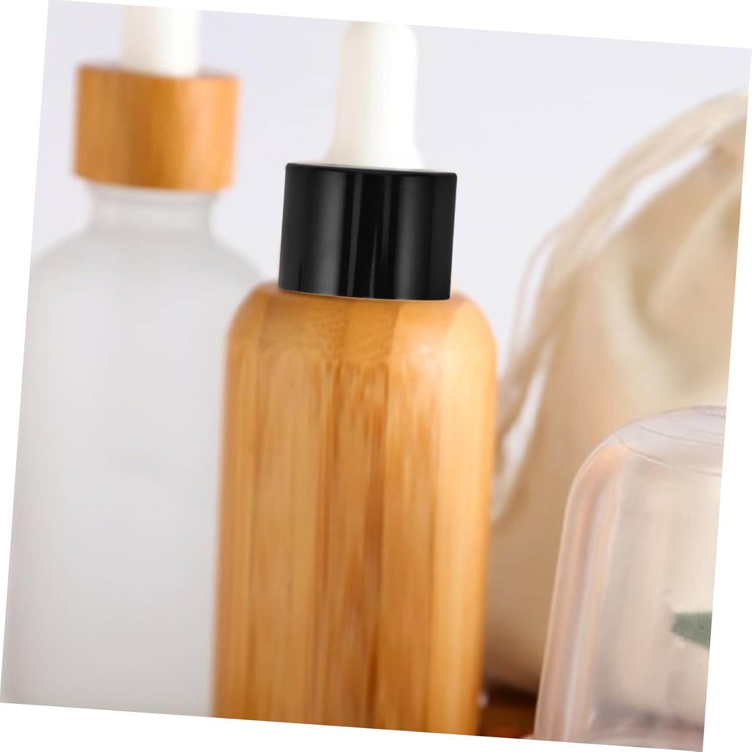 10pcs Black Reed Diffuser Jar Lids Durable Tooth Stoppers