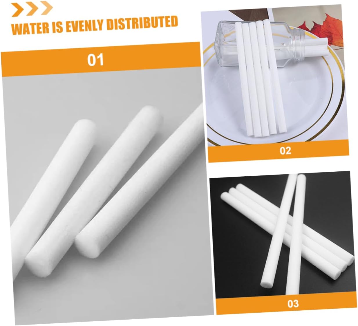 Cabilock 50pcs Aroma Diffuser Sticks for Humidifiers