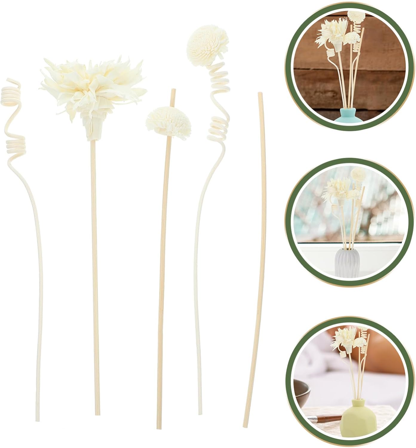 VOSAREA Aromatherapy Diffuser Sticks for Home Decor