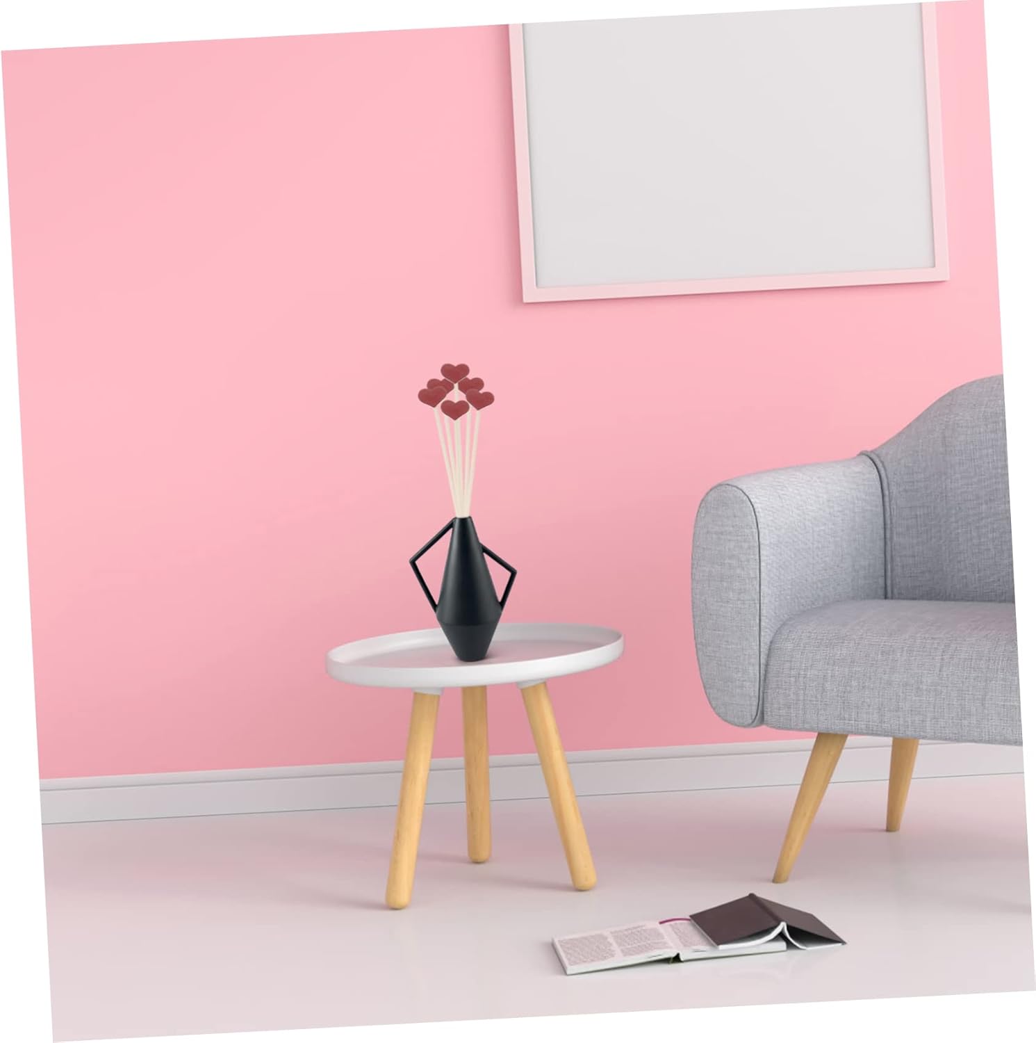 GLEAVI 12Pcs Heart Shaped Aroma Diffuser Sticks
