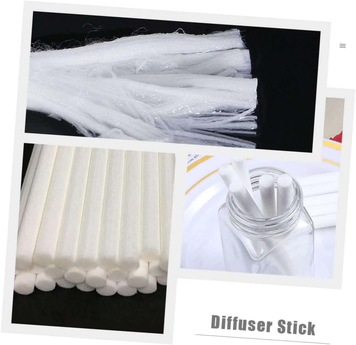15pcs Cotton Sticks for Essential Oil Diffuser