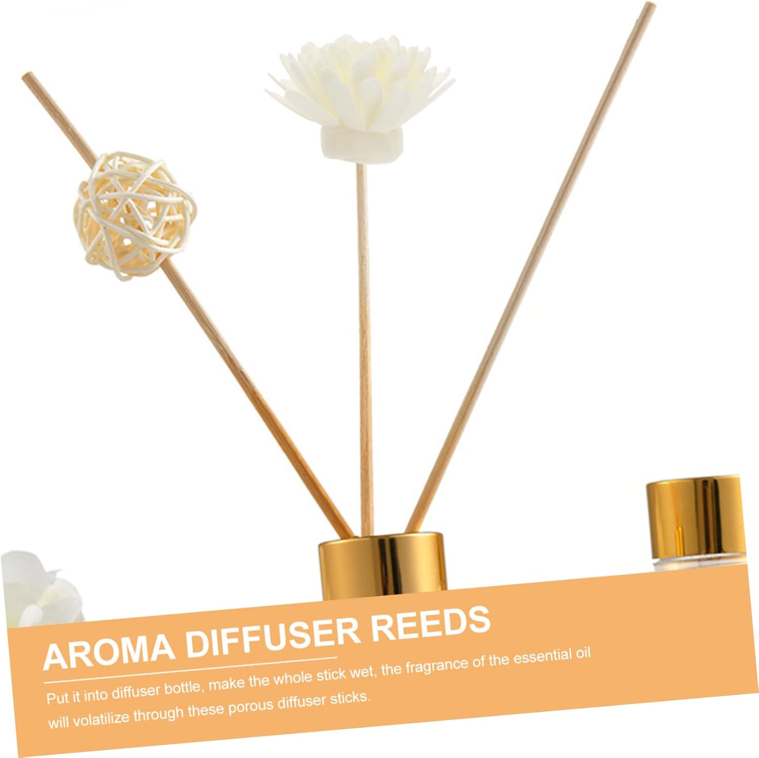 Vaguelly Chrysanthemum Scented Rattan Diffuser Sticks 5-Piece Set