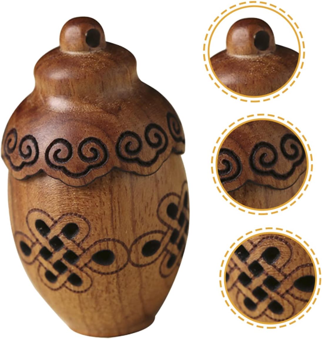 Retro Style Wooden Aroma Beads Holder Diffuser
