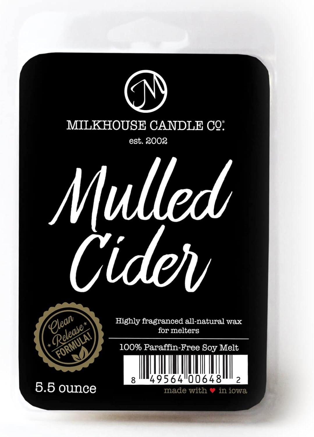 Milkhouse Candle Company Mulled Cider Soy Wax Melts 55 Oz