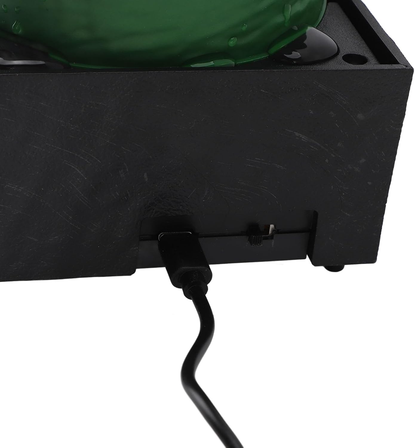 LED Light Tabletop Fountain with Stone for Home Office