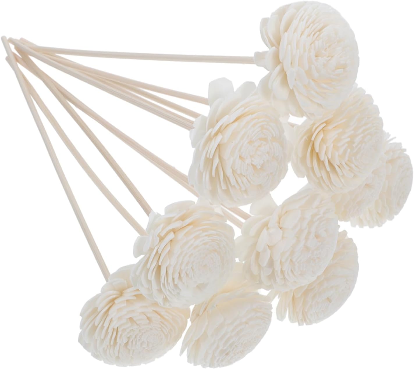 10pcs Decorative Flower Diffuser Sticks for Home Aromatherapy