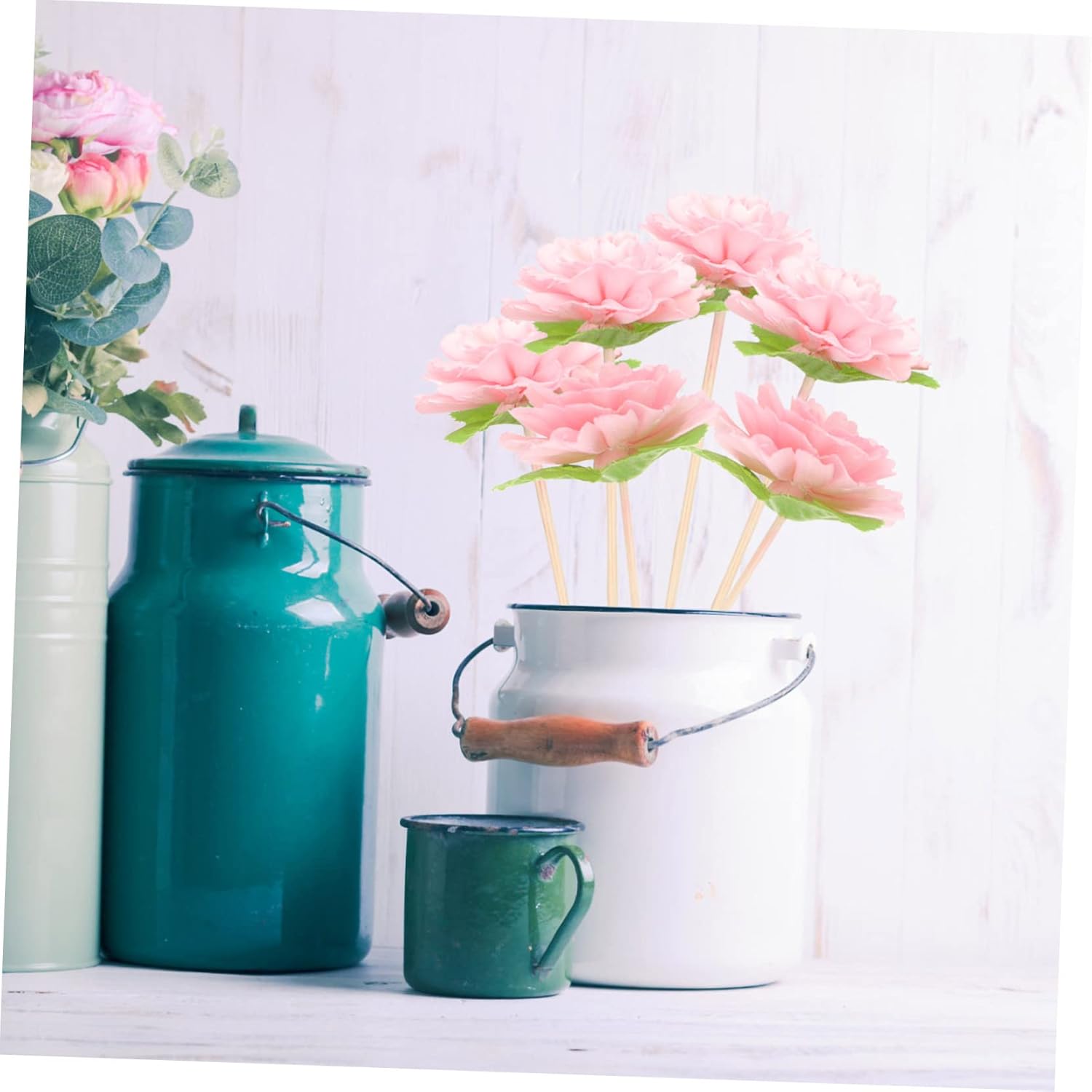 5 Pcs Diffuser Flowers Decorative Sticks for Home Office