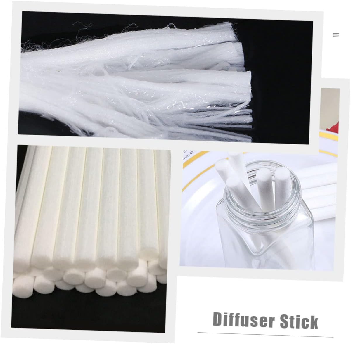 LIFKOME 15pcs Aroma Diffuser Sticks for Home Fragrance