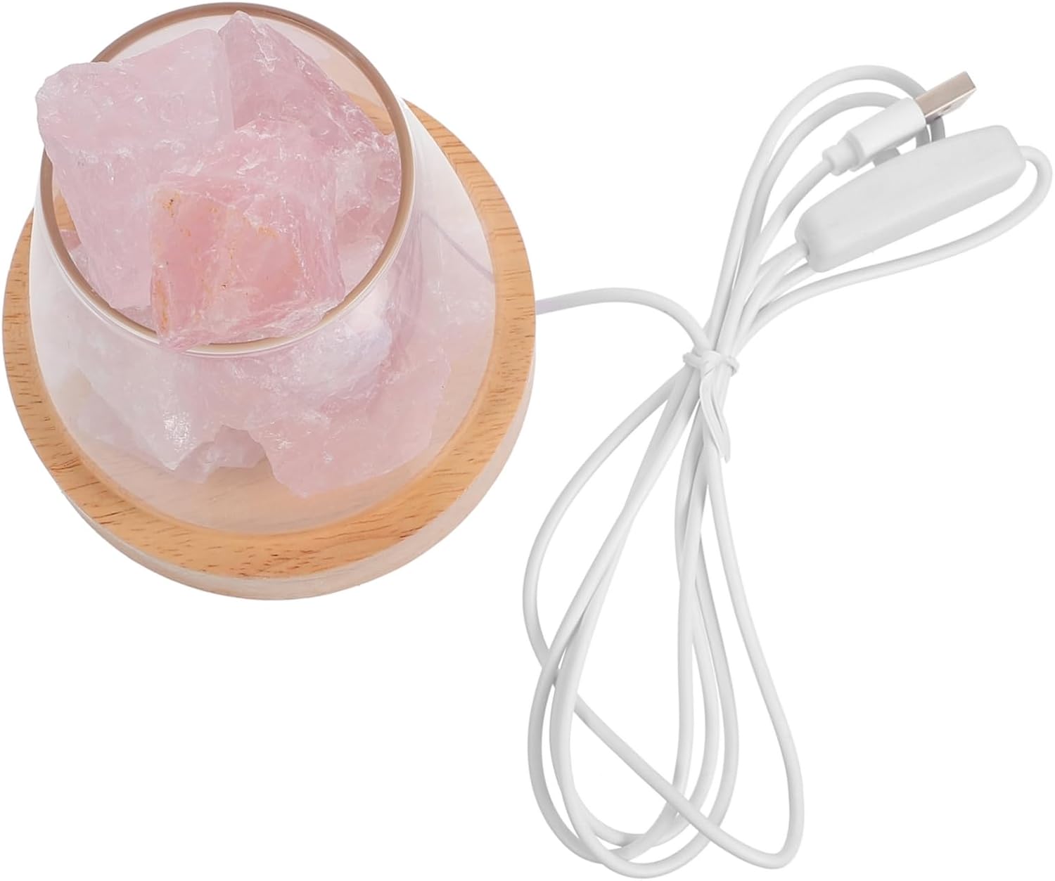 Zerodeko Crystal Aroma Lamp for Relaxing Essential Oil Diffuser