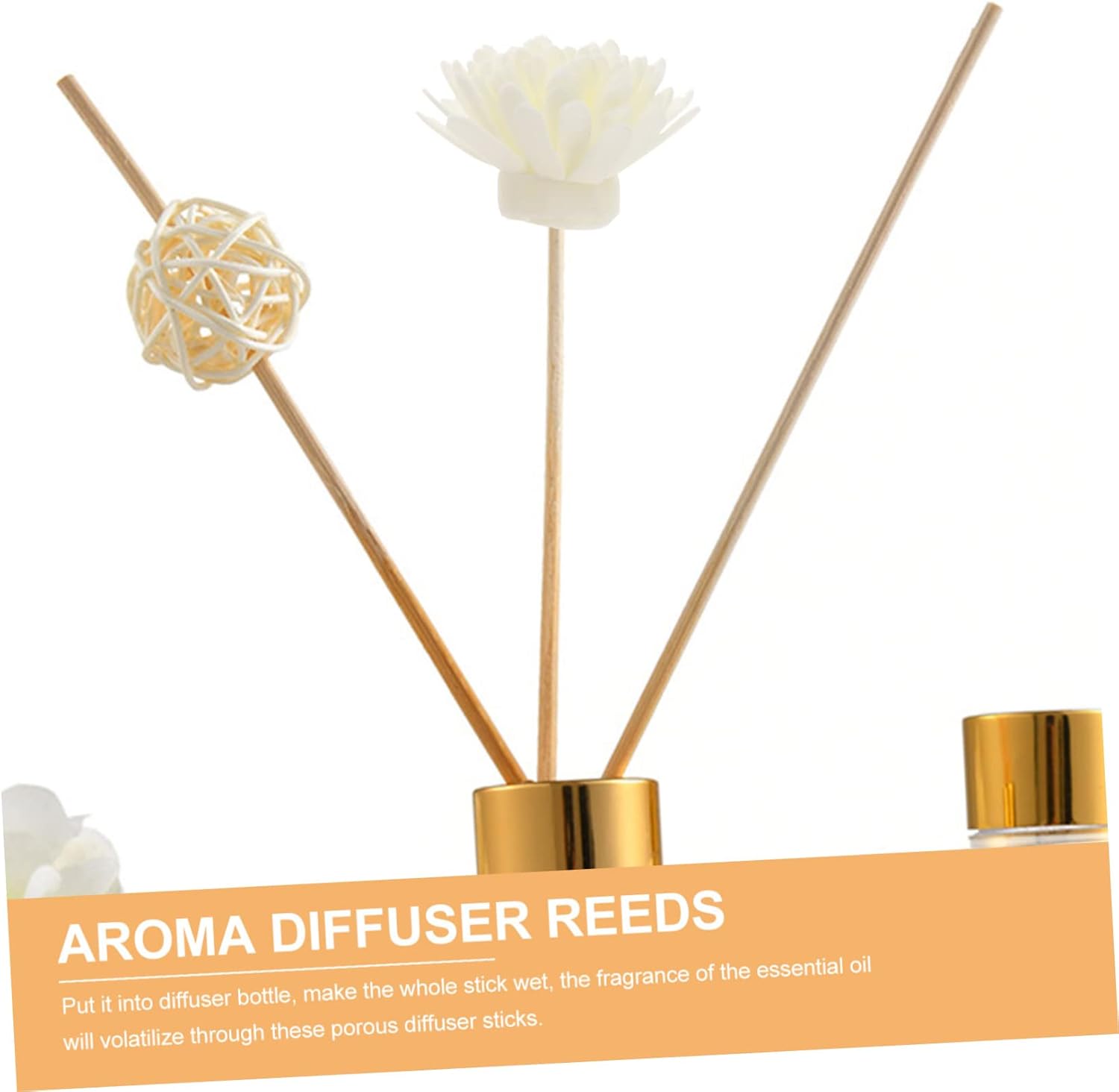 5 Set Small Chrysanthemum Scented Rattan Sticks for Diffuser Replacement