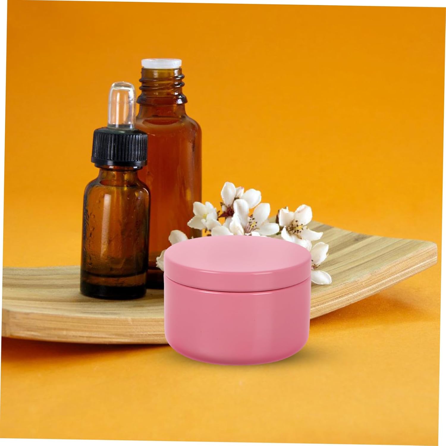 8pcs Sealed Jars with Lids for Scented Oil Storage and Organization
