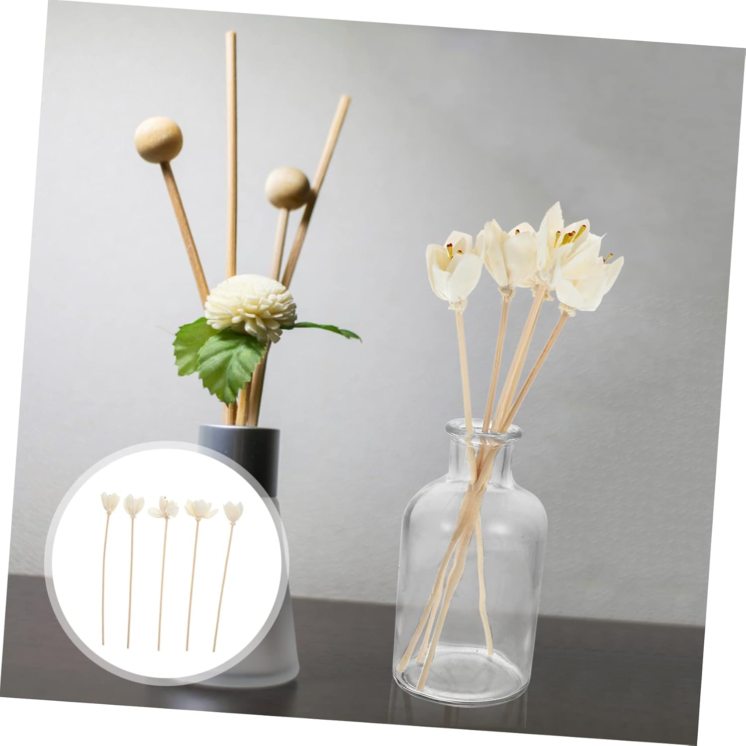 BESPORTBLE 5pcs Wicker Diffuser Sticks for Home Fragrance