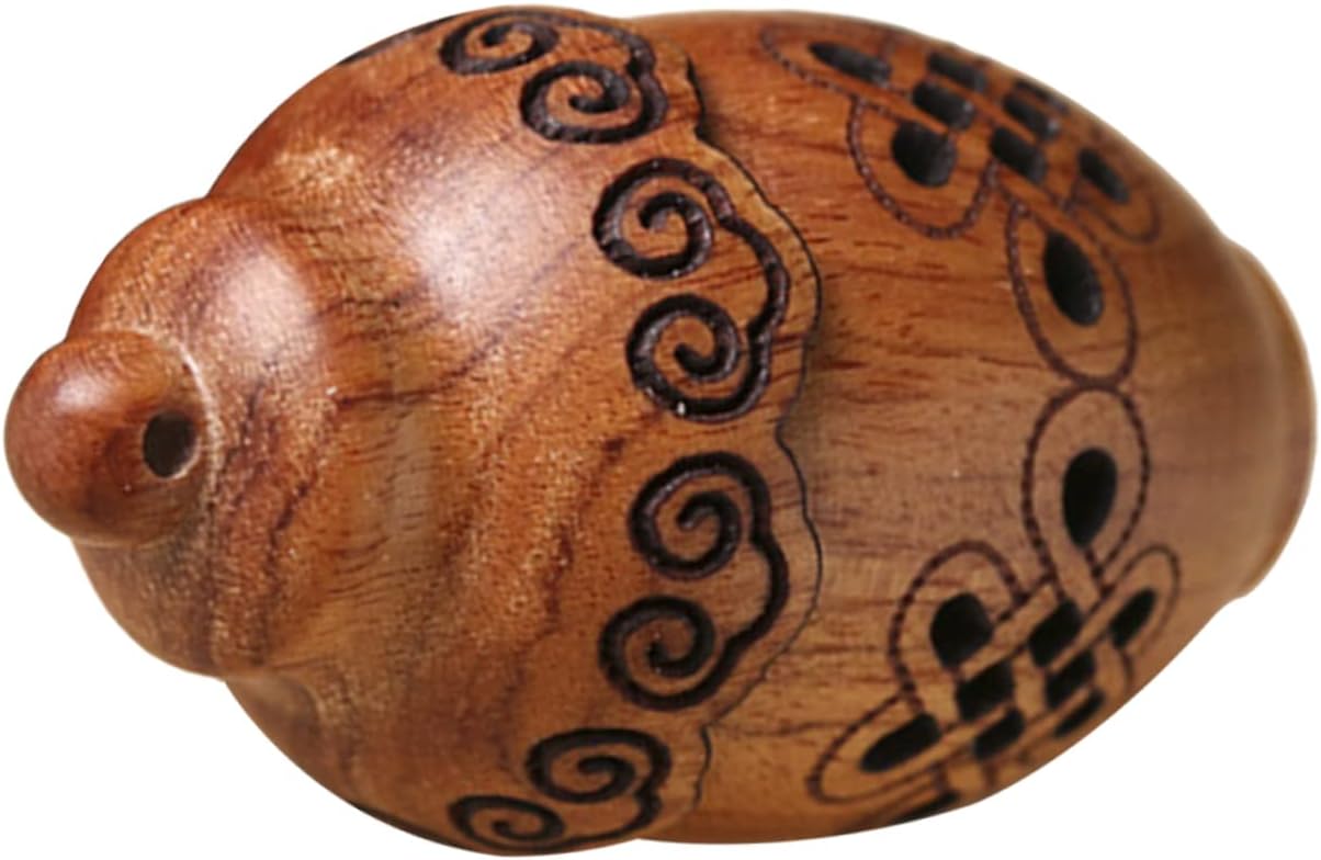 PartyKindom DIY Hollow Wood Aroma Bottle Pendant Essential Oil Diffuser