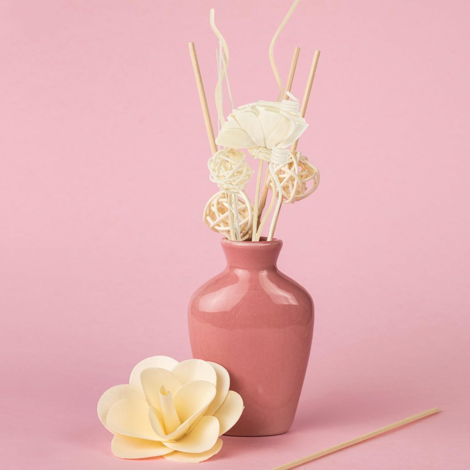 Ciieeo Aromatherapy Diffuser Sticks Elegant Flower Design 1 Set