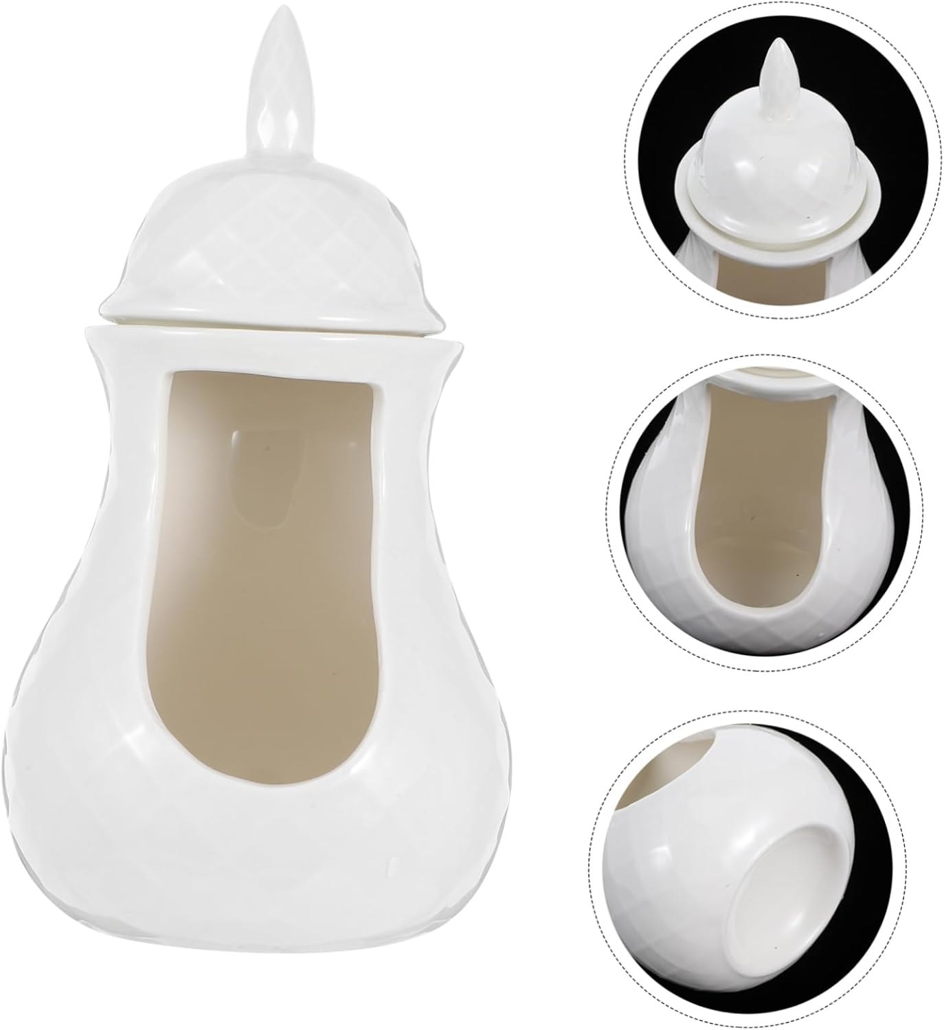 Alipis Ceramic Tealight Diffuser Aromatherapy Candle Holder