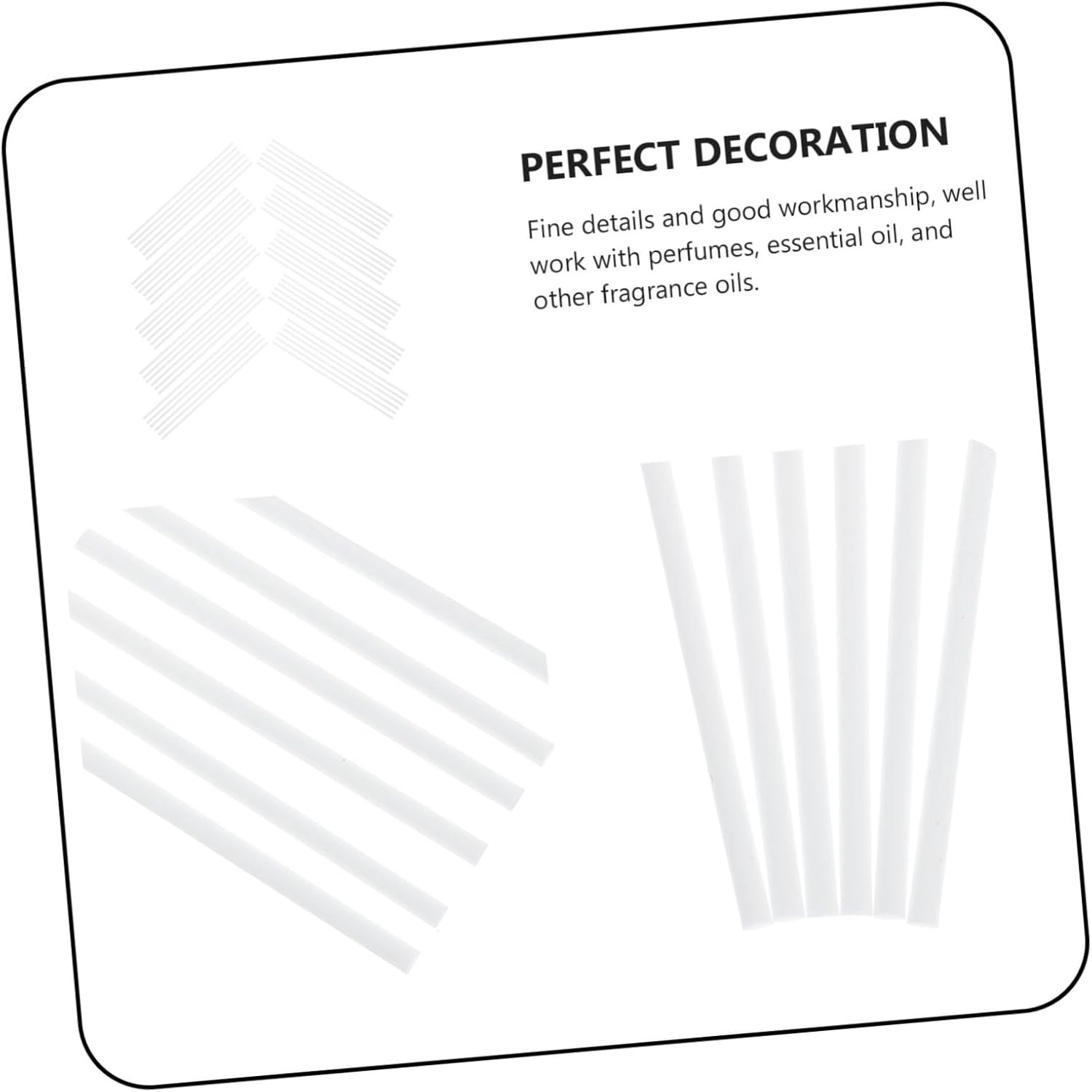 60Pcs Aroma Diffuser Sticks for Home Relaxation and Decor