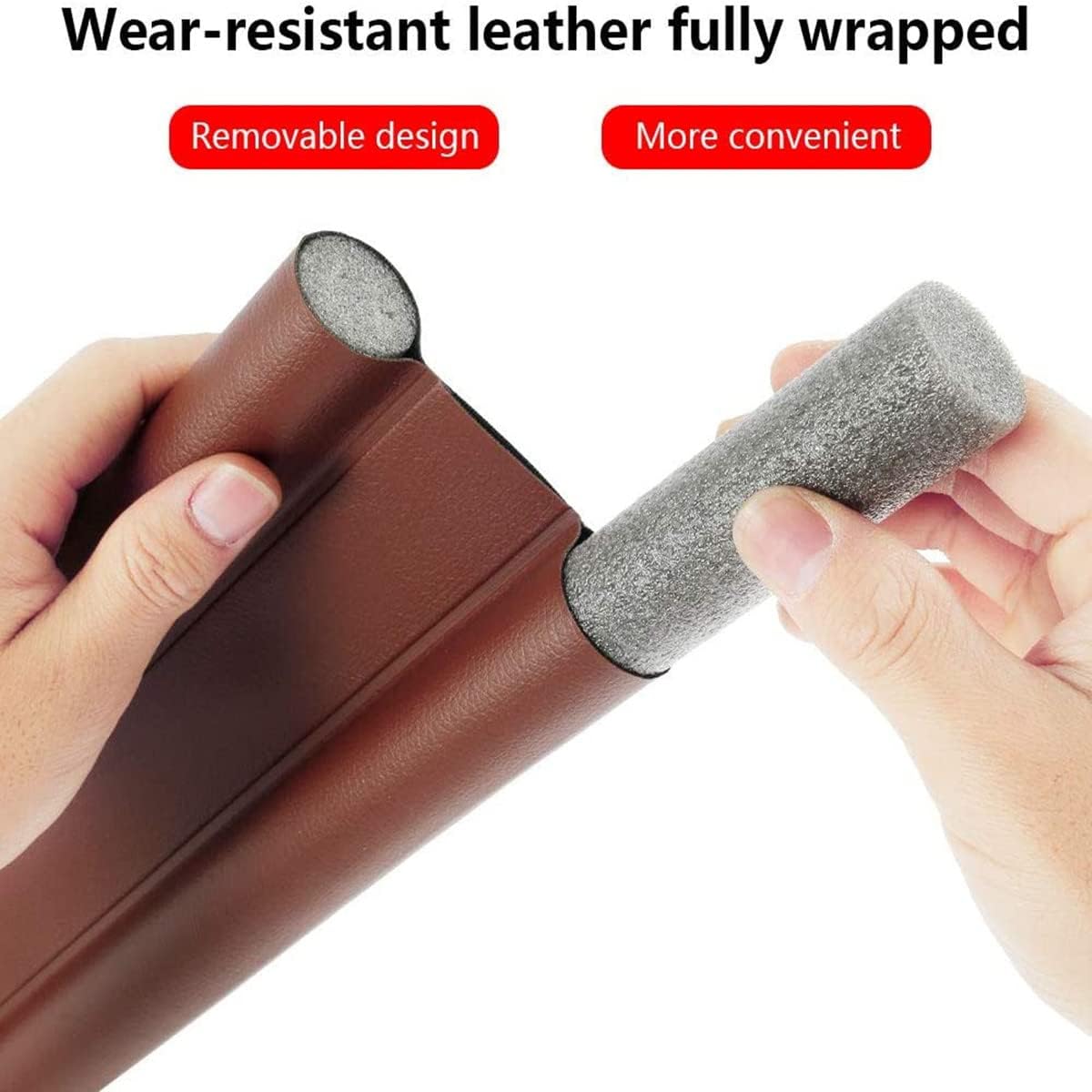 2PCS Door Draft Stopper Thermal Insulation and Dustproof