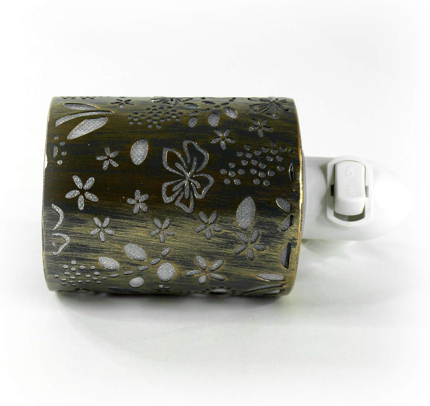 K-Cliffs Bronze Floral Fragrance Warmer Diffuser