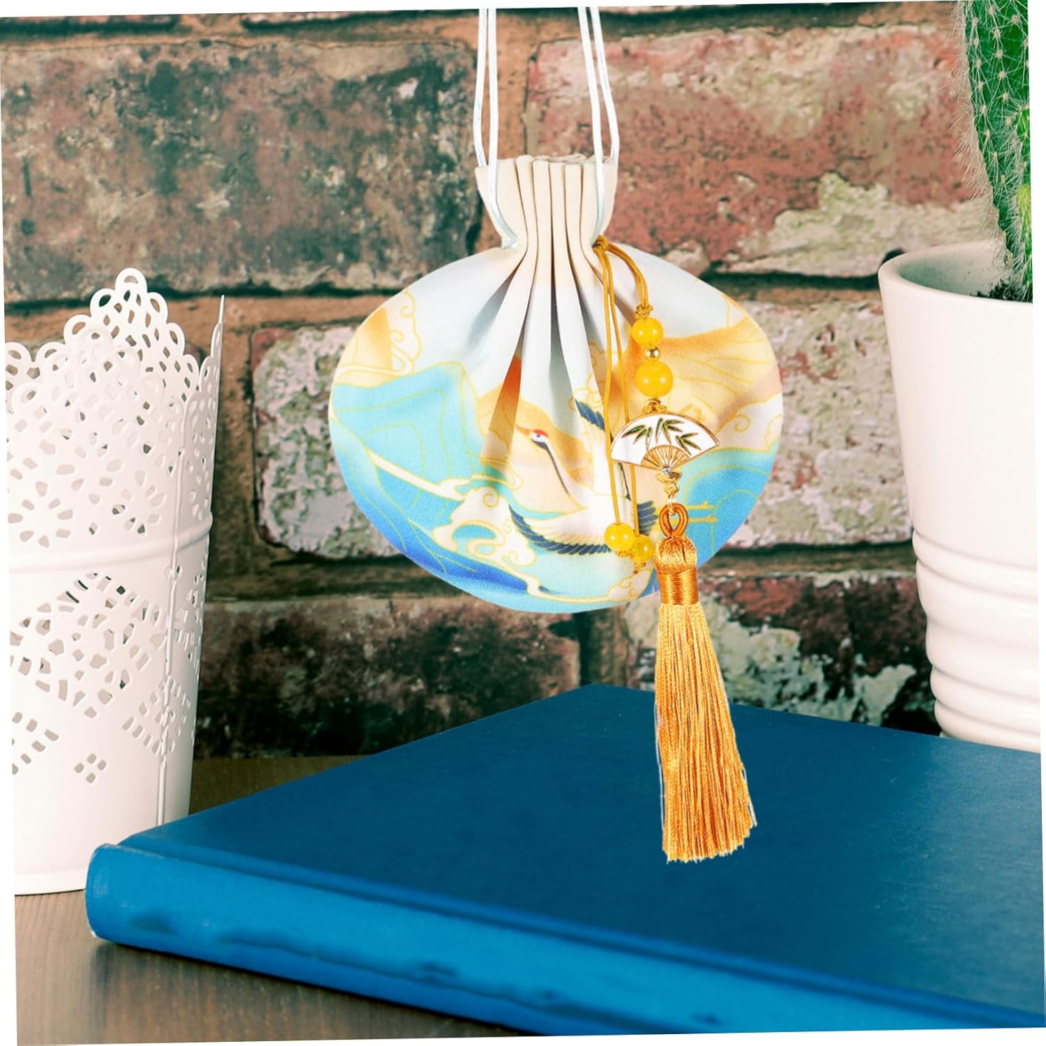 Lavender Scent Pouches with Drawstring Closure for Home and Festivals