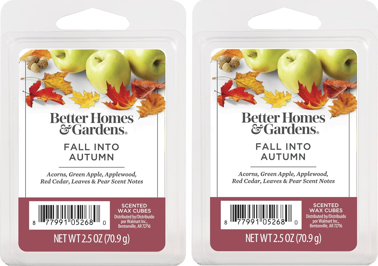 Better Homes and Gardens Fall Into Autumn Scented Wax Melts 2 Pack
