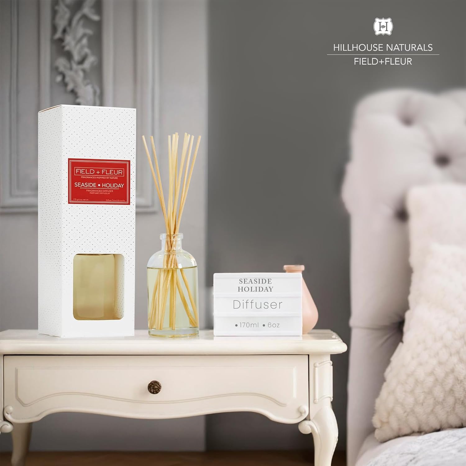 FIELD FLEUR Reed Diffuser Set Seaside Holiday
