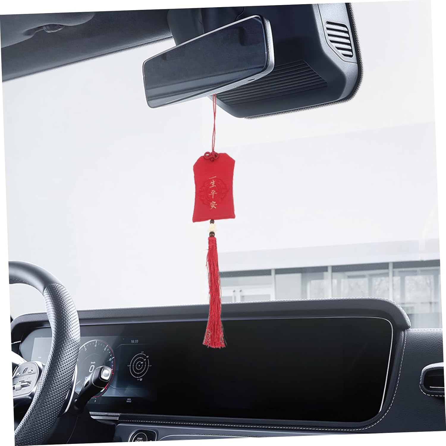 Vaguelly 3pcs Chinese Style Empty Pouch with Tassel