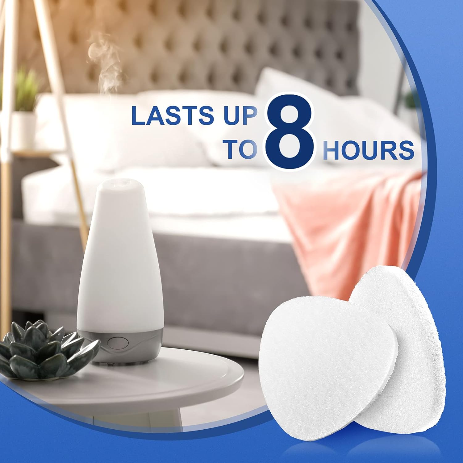Maitys 50 Piece Essential Oil Diffuser Pads