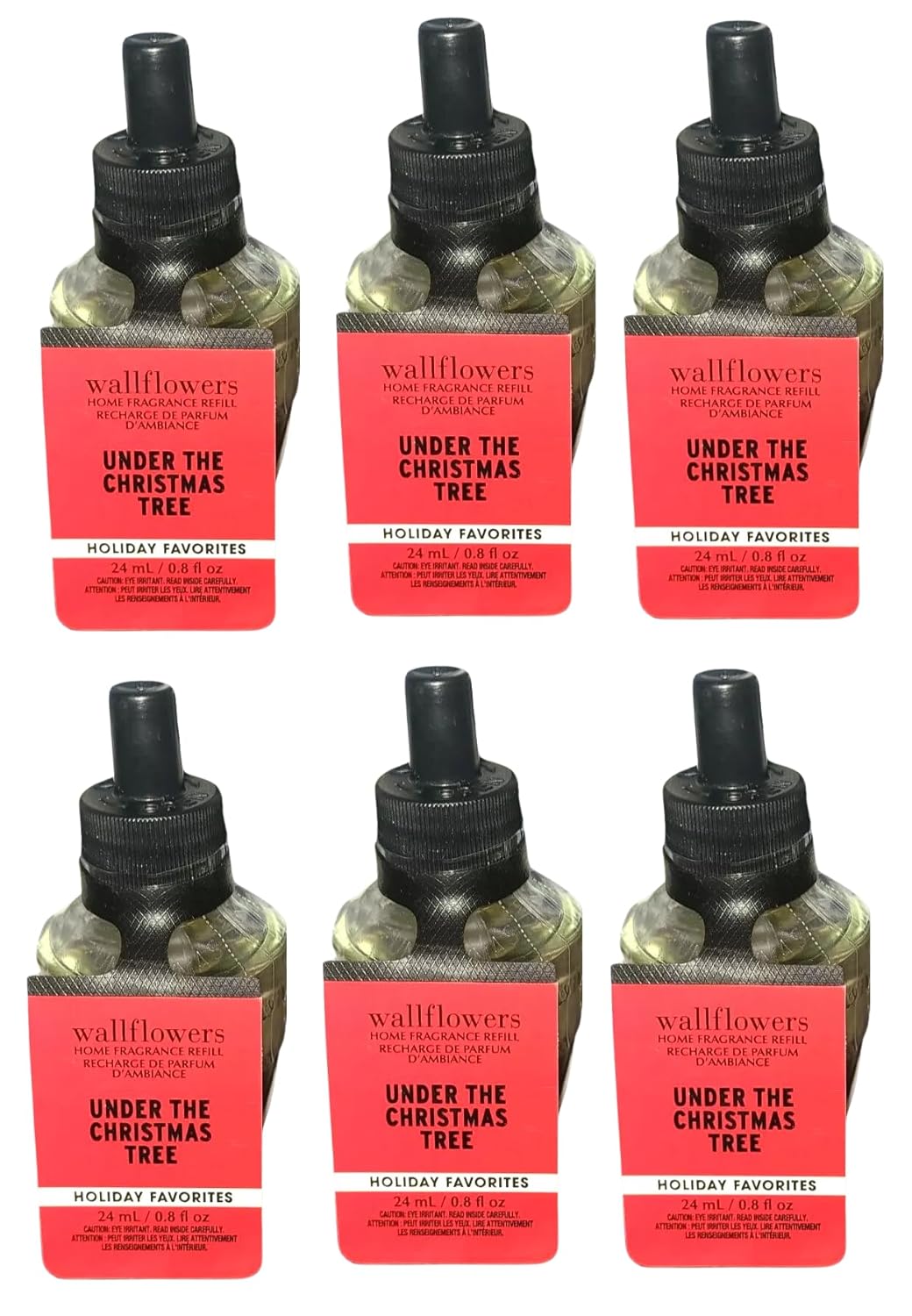 Christmas Tree Wallflower Fragrance Refill Pack of 6