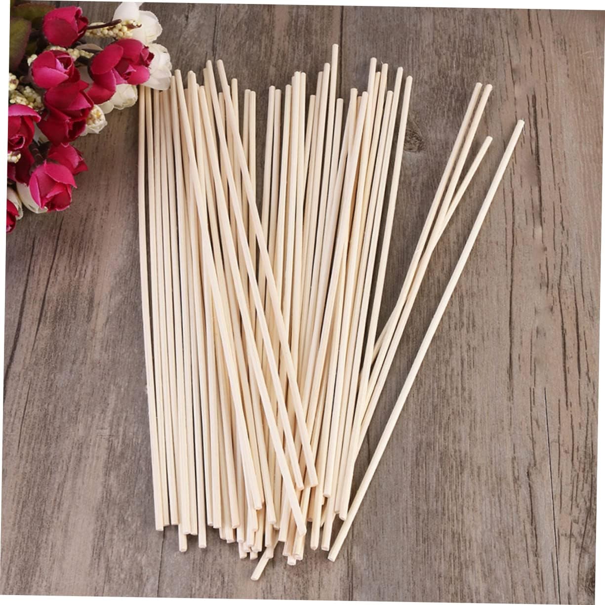 Healifty 30Pcs Rattan Diffuser Sticks for Essential Oils