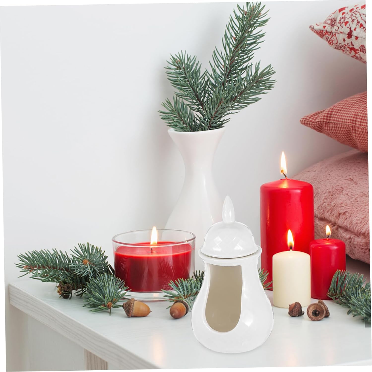 Essential Oil Warmer Ceramic Incense Burner Fragrance Lamp