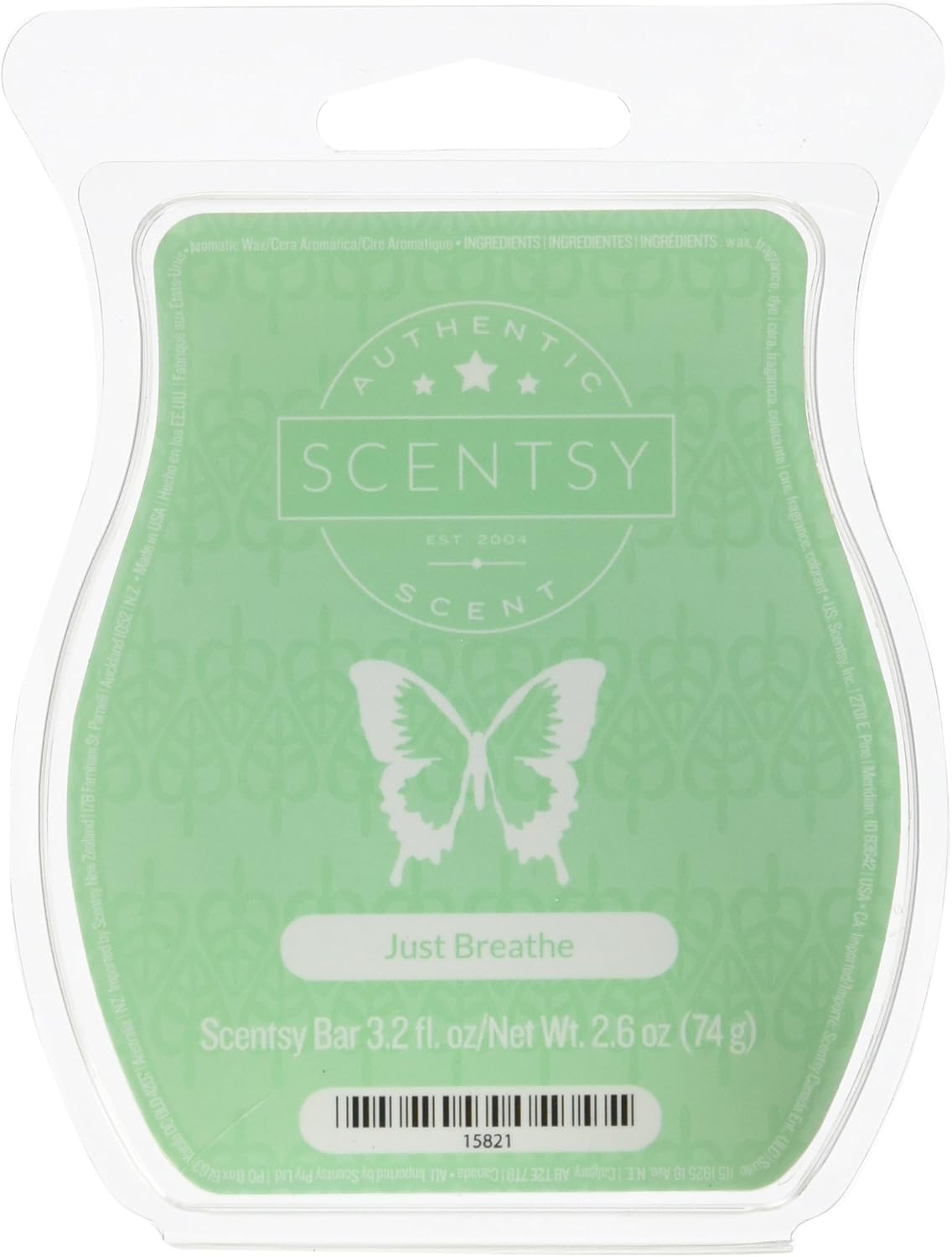 Scentsy Just Breathe Wickless Candle Tart 32 Oz 3-Pack