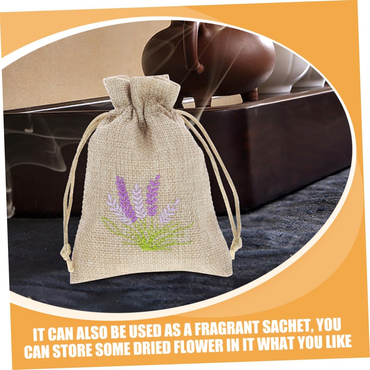 IMIKEYA 5pcs Refillable Fragrance Sachet Bags Empty Pouches