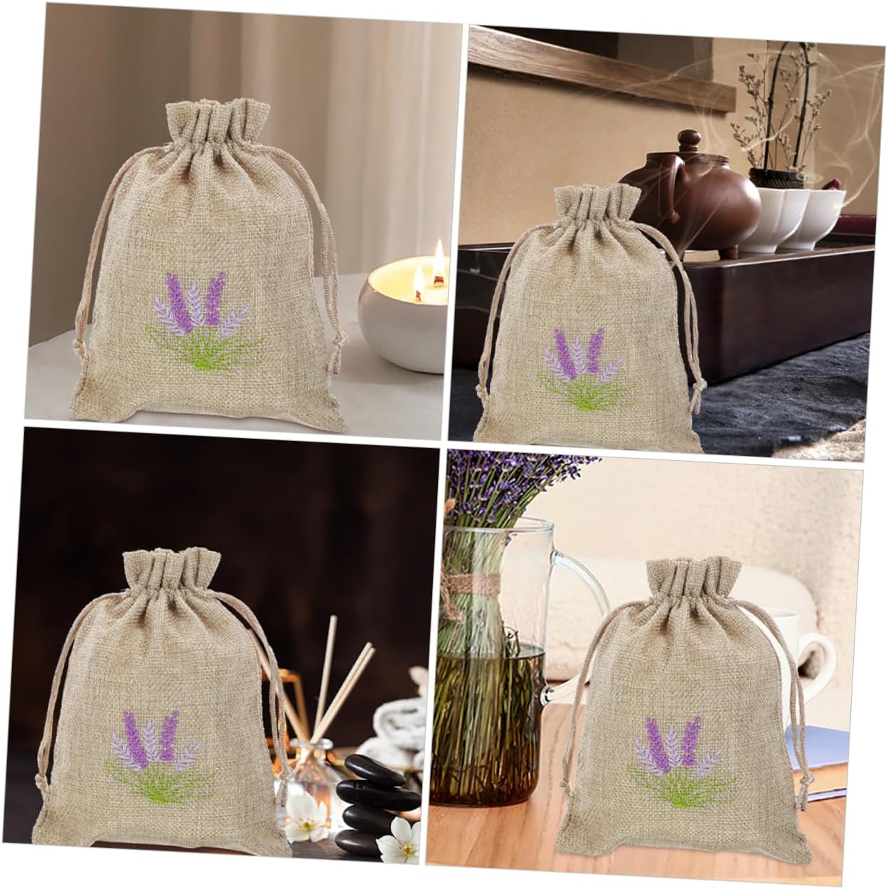 5pcs Bulk Empty Scent Sachet Bags for Dried Flowers and Storage