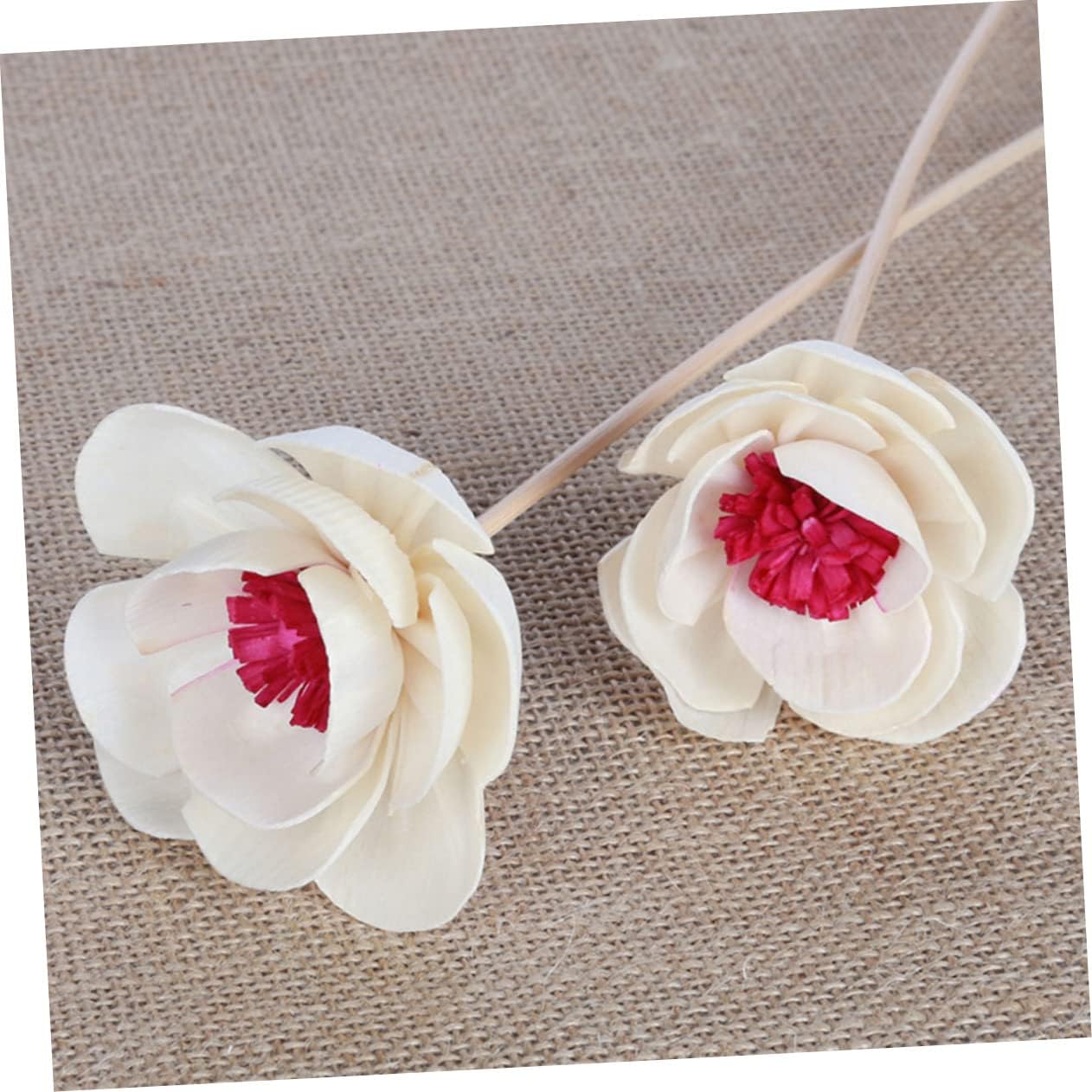 Unomor 3Pcs Aromatherapy Diffuser Sticks with Dried Flowers