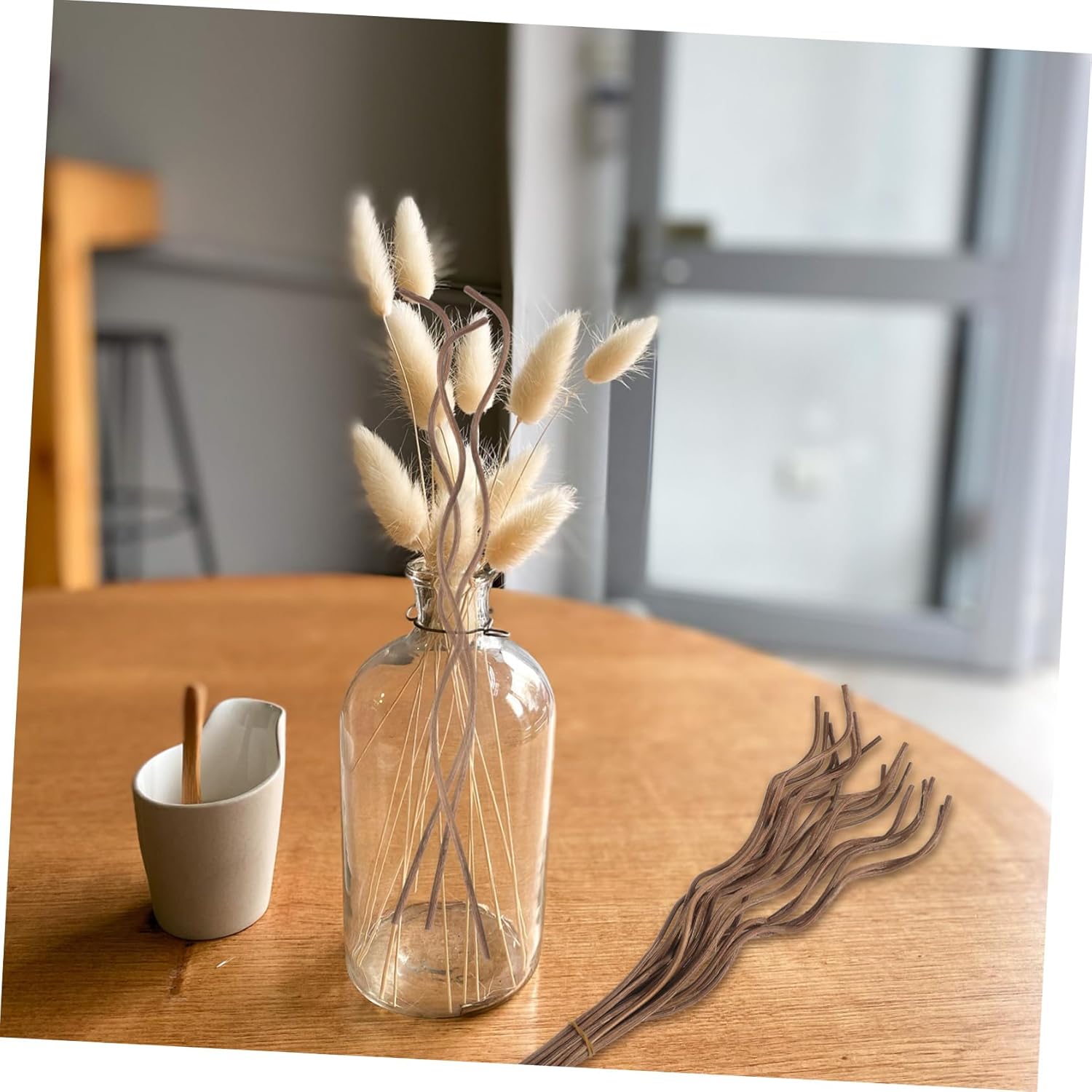 Homoyoyo 40pcs Rattan Diffuser Sticks for Essential Oils