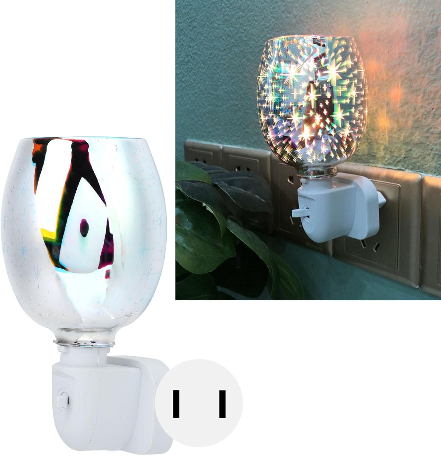 SASKATE Wall Mounted Wax Melt Warmer Plug In