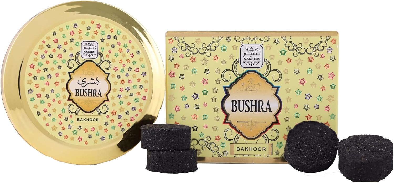 Naseem Bushra Non Alcoholic Bakhoor 50gm Room Freshener