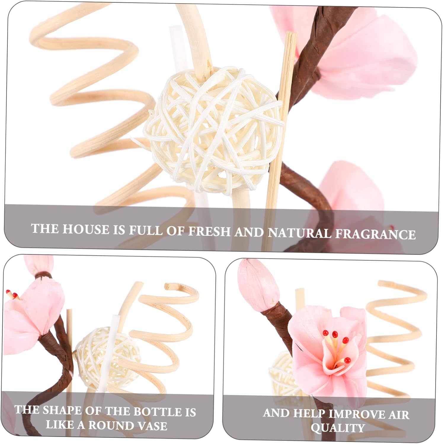 Levemolo 1Set Aroma Diffuser with Rattan