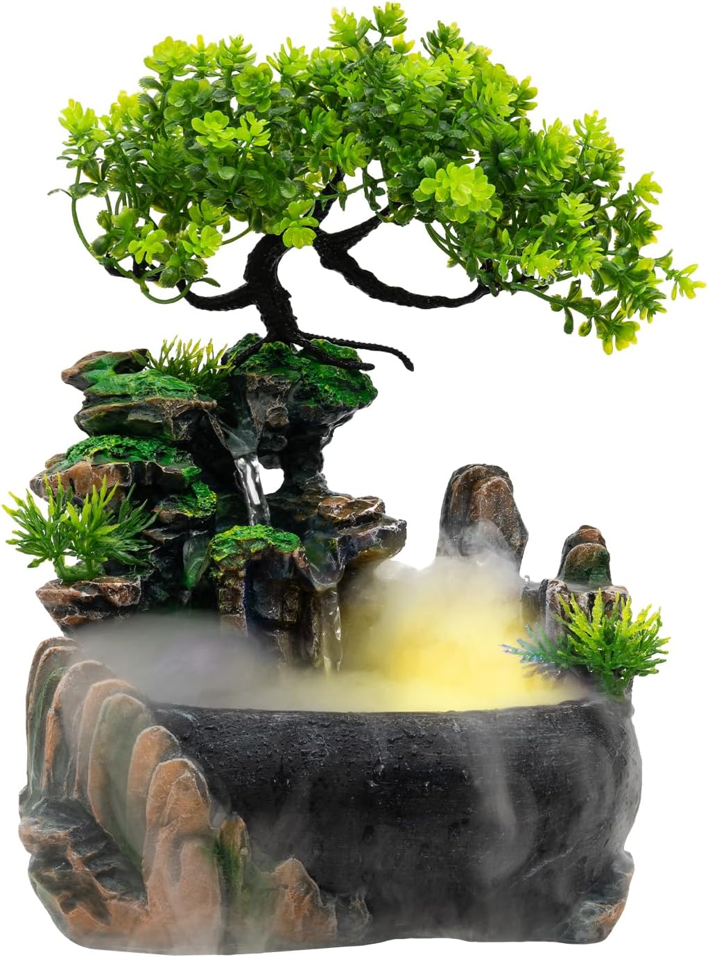 DONSU Indoor Water Fountain with LED Light