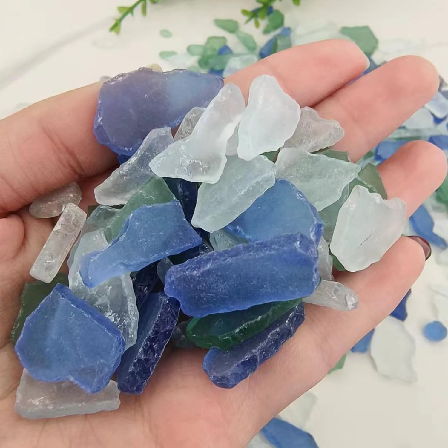 Sea Glass Pieces for Handicrafts and Home Decor