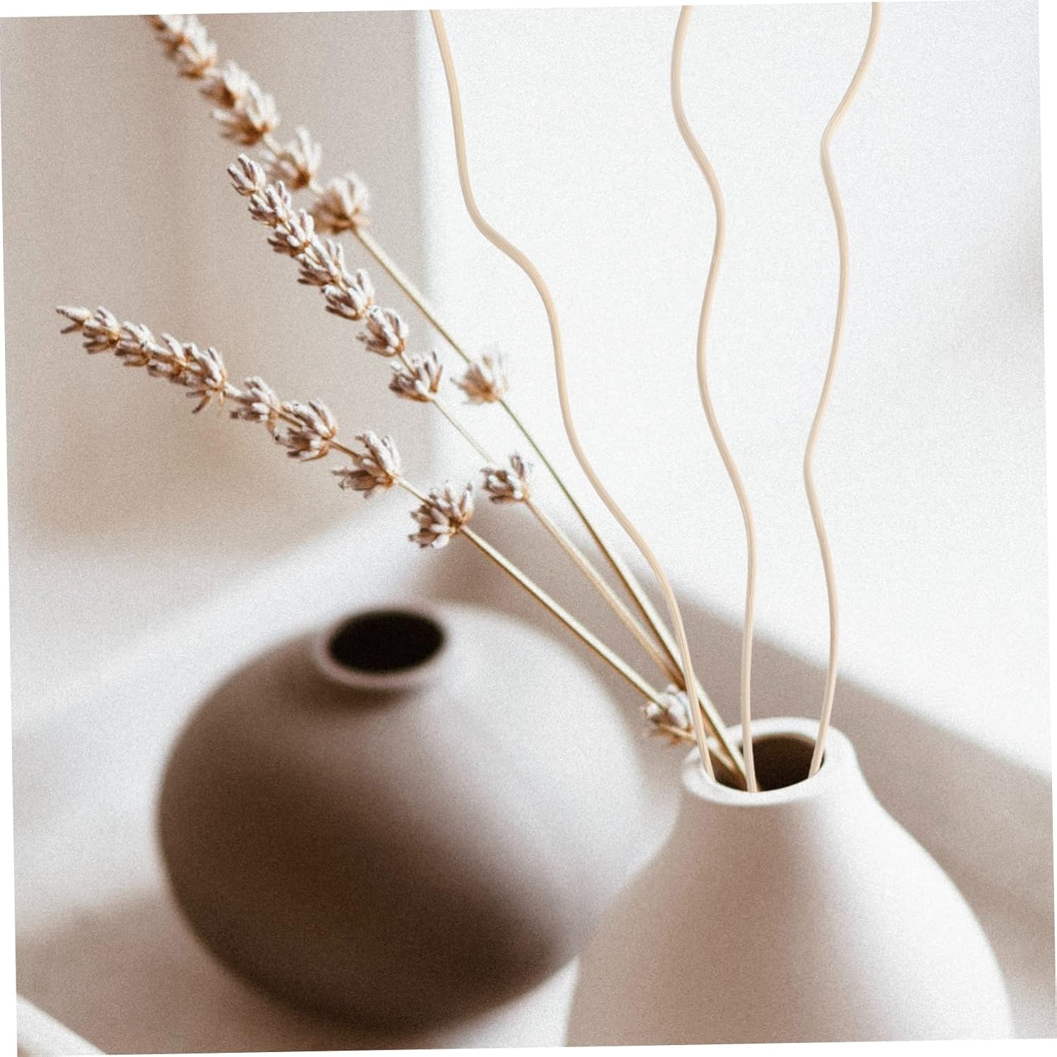 GLEAVI 40pcs Wicker Diffuser Sticks for Home Aromatherapy